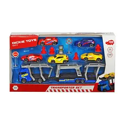 Игровой набор Dickie Toys Автотранспортер с 5 металлическими машинками (3745012) - миниатюра 2