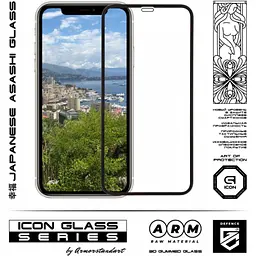 Скло захисне Armorstandart Icon 3D Apple iPhone 11/XR Black (ARM55979-GI3D-BK) - мініатюра 2