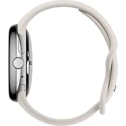 Смарт-годинник Google Pixel Watch 3 45mm Polished Silver/Porcelain Band [115662] - мініатюра 4