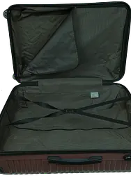 Велика пластикова валіза на колесах 115L Polo коричнева GD sum0028670 - мініатюра 8
