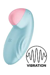 Смарт-вібратор для клітора Satisfyer Tropical Tip Light Blue - мініатюра 2