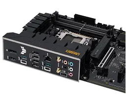 Материнська плата Asus AM5 TUF Gaming B650-PLUS WIFI, B650, 4xDDR5, Int.Video (CPU), 4xSATA3, 3xM.2, 2xPCI-E 4.0 16x, 2xPCI-E 4.0 1x, Realtek 7.1, Realtek 2.5Gb, WiFi 6, Bluetooth 5.2, 6xUSB3.2/6xUSB2.0, HDMI/DP, ATX - мініатюра 5
