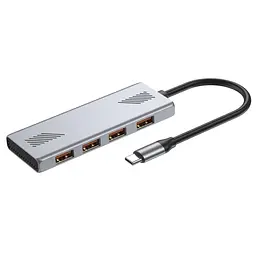 USB-хаб Gembird USB Type-C 4-в-1 (UHB-CM-U310-A4-01) - мініатюра 2