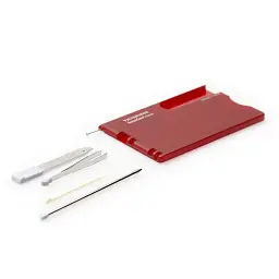 Ніж Victorinox SwissCard Transparent Red (0.7100.T) - мініатюра 3