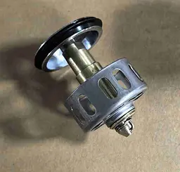 Донний клапан для раковини Zerix BV-06 без переливу автоматичний Click-Clack 1 1/4″ ZX6023 - мініатюра 3