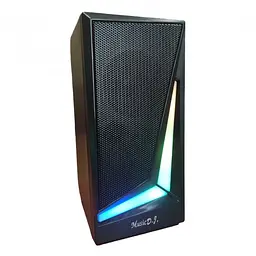 Комп'ютерні колонки акустика 2.0 USB Music D9 MJ-100 з RGB-підсвіткою - мініатюра 4