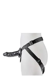 Страпон Dream Toys Blaze Harness with Dildo, 13 см (чорний) - мініатюра 3