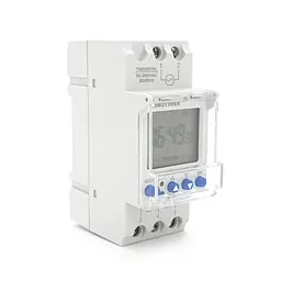 Реле часу Sinotimer TM928RAKL, на DIN-рейку, LCD, програмований, змінна батарея, 16А, 85-265V, 87х65х35 мм