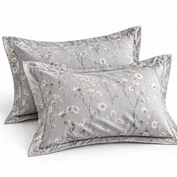 Набір наволочок Love You Silver 50×70+5 см тенсель 300TC 2 шт. сірий (ly65052) - мініатюра 4
