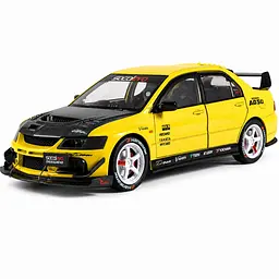 Колекційна металева модель автомобіля АвтоЕксперт Mitsubishi Lancer Evolution IX з інерцією, світлом та звуком 1:24 - мініатюра 3