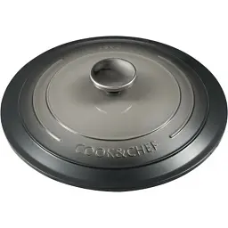 Каструля Bergner Excalibur з кришкою Сіра 5.8 л (BG-36102-GY) - мініатюра 5