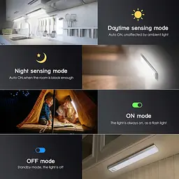 USB світильник для шафи LED 23 см 3000 K 2 шт 2 Вт OUILA - мініатюра 2