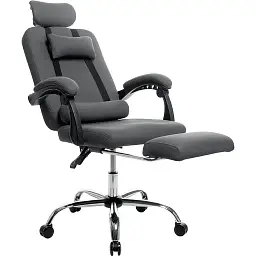 Офісне крісло GT Racer X-8003 Fabric, сіре (X-8003 Gray) - мініатюра 5