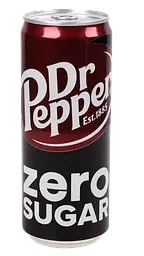 Газований напій Dr Pepper Zero Sugar 330 мл