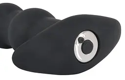 Анальний стимулятор Black Velvets Rechargeable Beads чорний - мініатюра 2