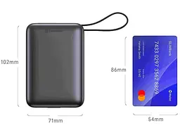 Зовнішній акумулятор (Power Bank) Swissten SPACE 20000mAh Silver (8595217490598) - мініатюра 3
