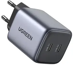 Блок живлення зарядний пристрій Ugreen CD294 Nexode 45 W Charger сірий (90573) - мініатюра 2