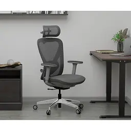 Крісло Mealux Q1 Air Fabric Grey ( HF Q-1 F/G) - мініатюра 4