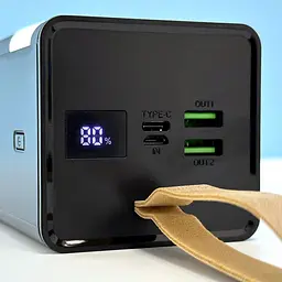 Зовнішній акумулятор WUW-TUGII Y55 50000mAh 22.5W Black [123970] - мініатюра 4