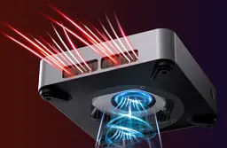 Неттоп Chuwi AuBox 8745, Silver, Ryzen 7 8745HS (8x3.8-4.9 GHz), 16Gb Windows 11 Pro, кріплення VESA у комплекті (CWI603) - мініатюра 2
