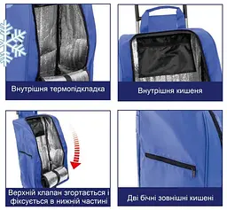 Сумка-візок Casa Si Buddy Blue (CS93077Y06B) - мініатюра 2