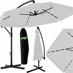 Садова парасоля GardenLine GAO5316 Banana з LED підсвіткою Gray [144793] - мініатюра 8