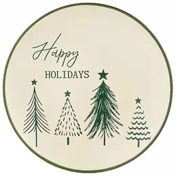 Тарілка Ardesto Christmas New Year's кераміка 21 см (AR3090)