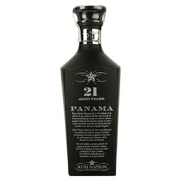 Ром Rum Nation Panama 21 yo Decanter Black, 43%, в подарунковій упаковці, 0,7 л - мініатюра 2