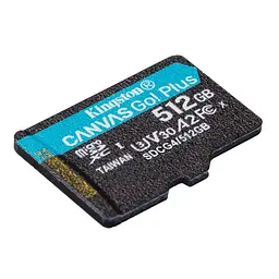 Карта памяті MicroSDXC 512GB UHS-I/U3 Class 10 Kingston Canvas Go! Plus R200/W160MB/s (SDCG4/512GBSP) - мініатюра 2