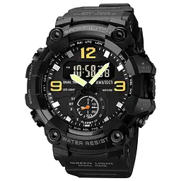 Наручний годинник чоловічий 003 Black Awarder acs0032023