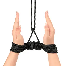 Мотузка для звязування LoveToy Rebellion Reign Black Bondage Rope, 10 м - мініатюра 3