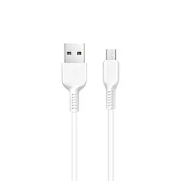 Кабель Hoco X20 USB to MicroUSB 2 м білий