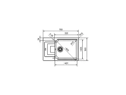 Кухонна мийка Franke Urban UBG 611-78 XL (114.0701.801) - мініатюра 2