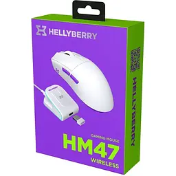 Миша Hellyberry HM47 Wireless White/Violet - мініатюра 10