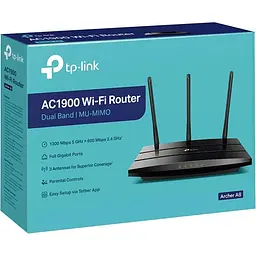 Роутер TP-Link Archer A8 AC1900 Black 802.11ac (ARCHER-A8) - мініатюра 4