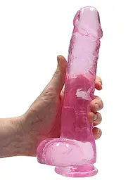 Фалоімітатор Realrock Dildo рожевий 25 см - мініатюра 5