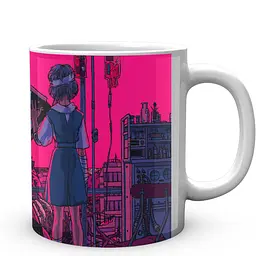 Кухоль GeekLand Evangelion Євангеліон pink day EV 02.14 330 мл білий - мініатюра 2