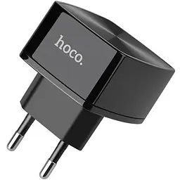 Мережевий зарядний пристрій Hoco 1USB C70A QC 3.0 3A Black