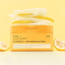 Маска для обличчя VT Cosmetics Vitamin C & Astaxanthin Mask 30 шт. (VTC136) - мініатюра 2