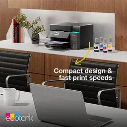 Epson БФП ink color A4 Epson EcoTank L6370 35_23 ppm DADF Duplex USB Ethernet Wi-Fi 4 inks Black Pigment - мініатюра 8
