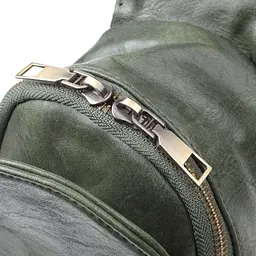 Красива сумка через плече в модному кольорі з екошкіри Vintage 22791 зелена - мініатюра 8