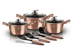 Набір посуду Berlinger Haus Metallic Line Rose Gold Edition (BH-6151)