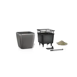Вазон Lechuza Quadro Premium LS 21 антрацит (16123) - мініатюра 2