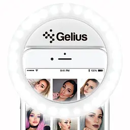 Кільцева лампа для селфі Gelius Pro GP-SR001 White - мініатюра 2