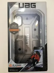 Чохол прозорий протиударний UAG Plasma (Original) IPHX-L-AS для iPhone X/XS (5.8") Ash - мініатюра 7