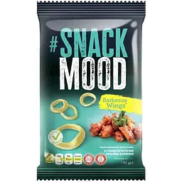 Снеки SNACK MOOD 50г Курячі крильця барбекю з пелет пшенично-картопляні м /уп