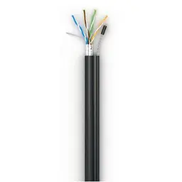 Кабель мережевий OK-Net FTP cat.5e зовнішній, трос 7*0.5 (F/UTP-cat.5E) 305 м (КППЕт-ВП (100) 4*2*0.51)