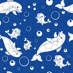 Багаторазова пелюшка Pelushka Dolphin 100х150 см - мініатюра 2