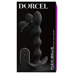 Анальна пробка Dorcel Flexi Balls 18.2 см (чорний) - мініатюра 9