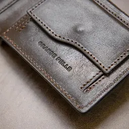 Шкіряний чоловічий гаманець GRANDE PELLE 11х9х2 см acs0027513 - мініатюра 7